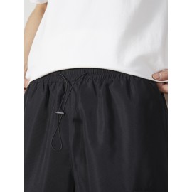 Men's Casual Flap Pocket Straight Leg Cargo Pants, Street Style Casual Pants For Outdoor Activities