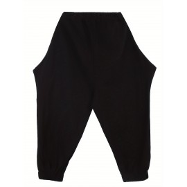 Men's Casual Haren Pants, Relaxed Fit, Solid Color