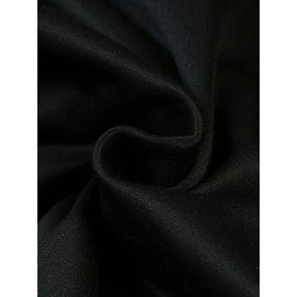 Men's Casual Hoodie, Spring/Autumn Fashion, Geometric Pattern, Knit Fabric, Regular Fit, Polyester, Stretchy, Crew Neck, 